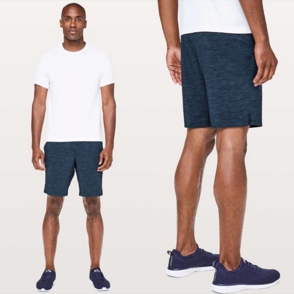 LULULEMON T.H.E. Short Linerless in Heather Allover Iron Blue True Navy - Picture 13 of 13